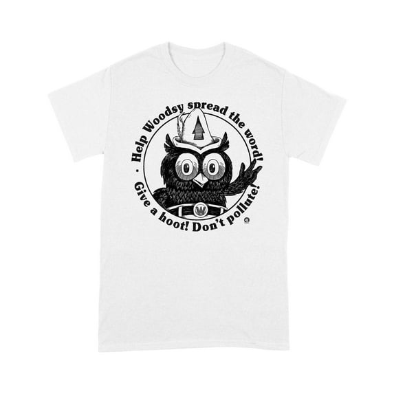 Woodsy Owl Give a Hoot Don't Pollute Vintage T-Shirt