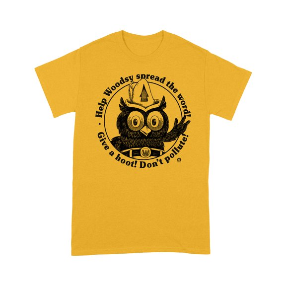 Woodsy Owl Give a Hoot Don't Pollute Vintage T-Shirt