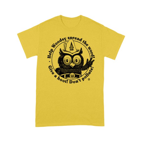Woodsy Owl Give a Hoot Don't Pollute Vintage T-Shirt