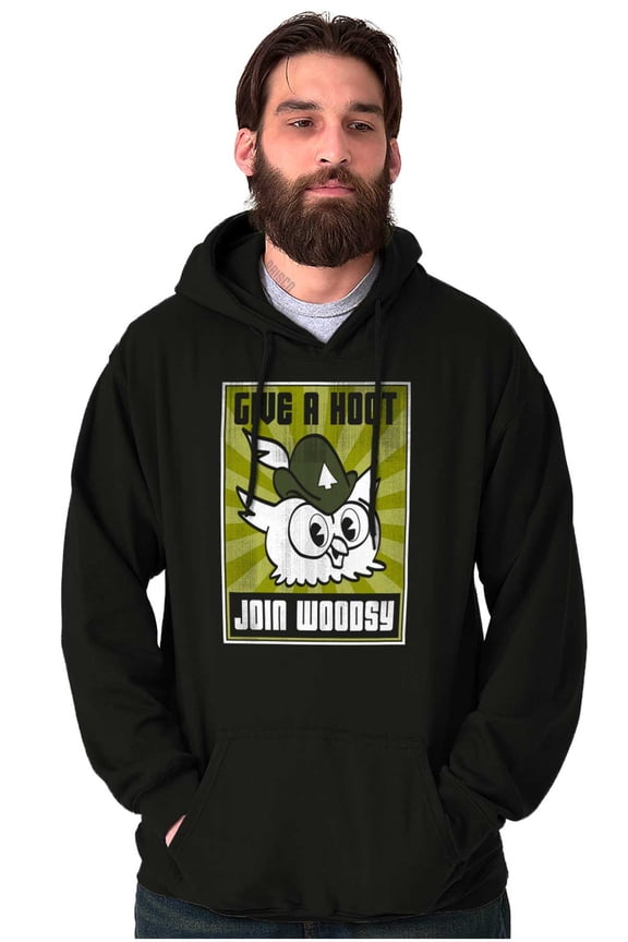 Give a Hoot Forest Service Hoodie Sweatshirt Women Men Brisco Brands S