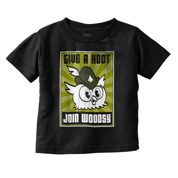Woodsy Owl Give a Hoot Forest Service Toddler Boy Girl T Shirt Infant Toddler Brisco Brands 18M
