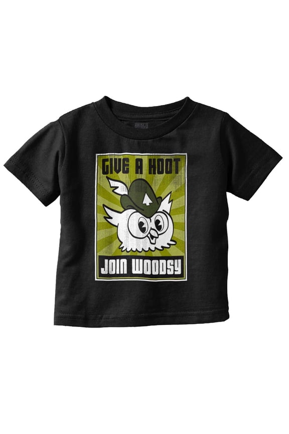 Woodsy Owl Give a Hoot Forest Service Toddler Boy Girl T Shirt Infant Toddler Brisco Brands 2T