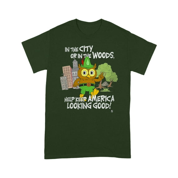 Woodsy Owl Help Keep America Looking Good Distressed T-Shirt