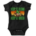 thumbnail image 1 of Woodsy Owl Keep it Clean and Green Romper Boys or Girls Infant Baby Brisco Brands 12M, 1 of 6