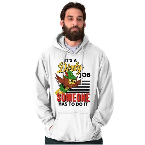 Woodsy Owl US Forest Service Cartoon Hoodie Sweatshirt Women Men Brisco Brands L