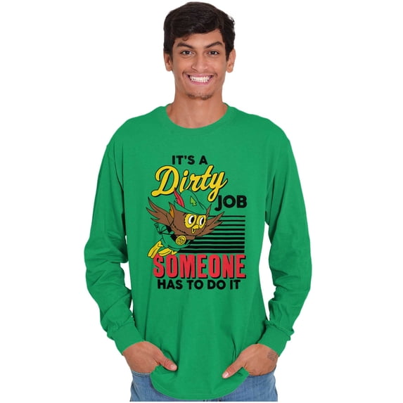 Woodsy Owl US Forest Service Cartoon Long Sleeve TShirt Men Women Brisco Brands S