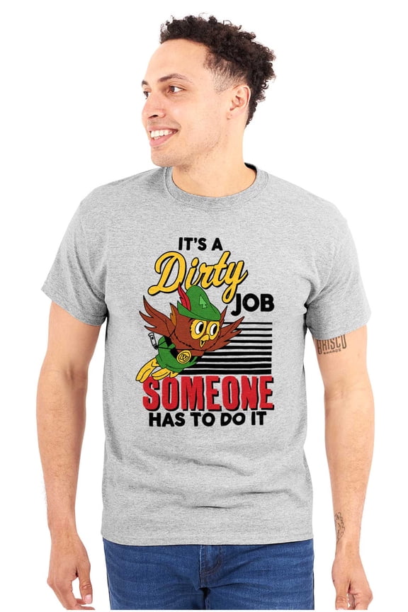 Woodsy Owl US Forest Service Cartoon Men's Graphic T Shirt Tees Brisco Brands S