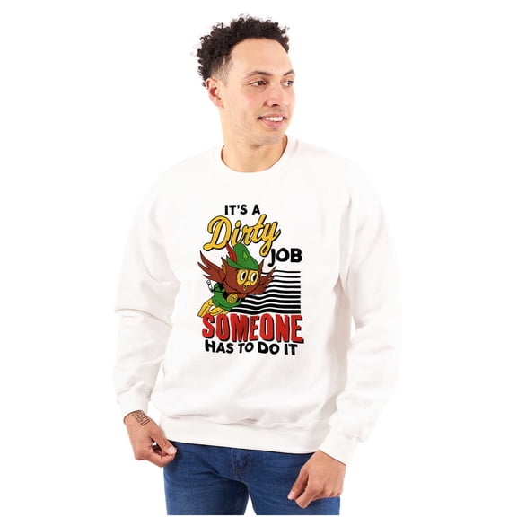 Woodsy Owl US Forest Service Cartoon Sweatshirt for Men or Women Brisco Brands S