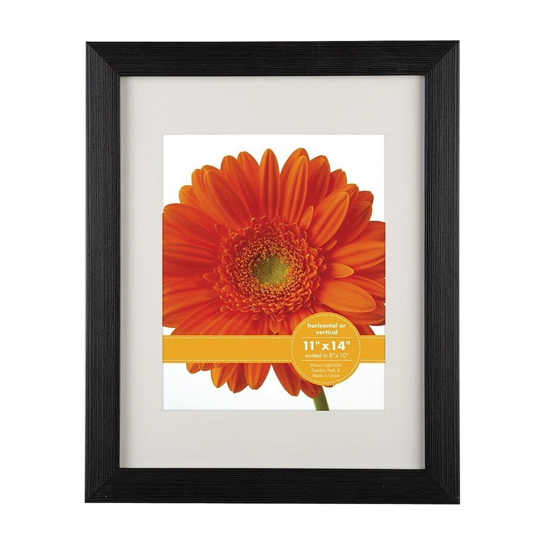 Woodtone Poster Frame with Mat, 11 x 14 Insert, Cappuccino Woodtone Poster Frame with Mat, 11 x 14 Insert, Cappuccino