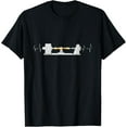 thumbnail image 1 of Woodturning Heartbeat Carpenter Woodworker Woodturner T-ShirtMen and women, Black T-shirt, size: Extra large, 1 of 4