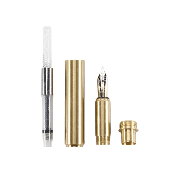 Woodturning Pen Kit with Refill Copper Turning Supplies for DIY Making Classroom Supplies, Teacher Student Gifts