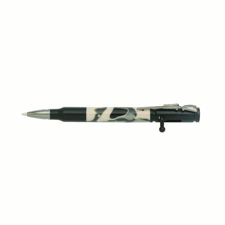 Woodturning Project Kit to Make Bolt Action 30Cal Pen Kit Blk Enamel Finish