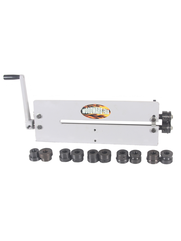 Woodward Fab WFBR6 Manual Bead Roller Kit, 18 Inch Capacity, Six Hardened Steel Dies, Bench Mount Design, Hand Crank Operation for Sheet Metal Fabrication