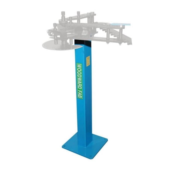 Woodward Fab WWFWFB2STAND 37 in. Tall Pre-Drilled Floor Mount Woodward-Fab Tubing Bender Stand, Blue