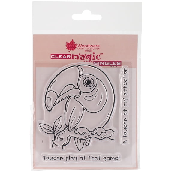Woodware Clear Stamps 3.5"X3.5"-Toucan