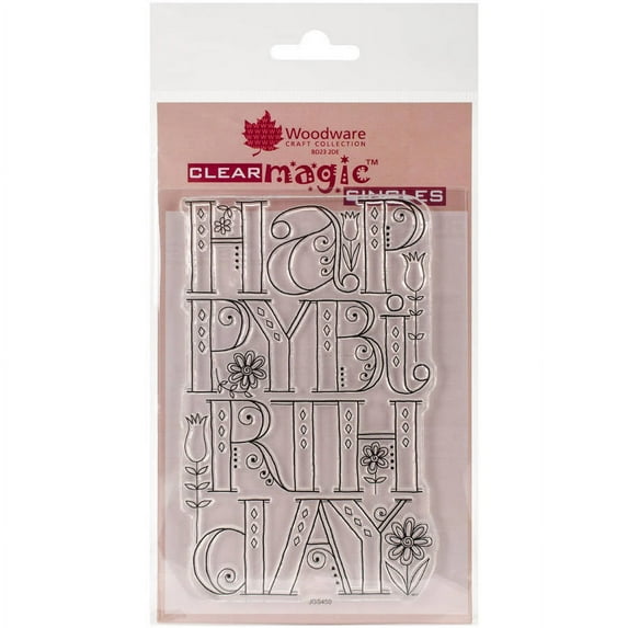 Woodware Clear Stamps, 3.5" x 5.5"