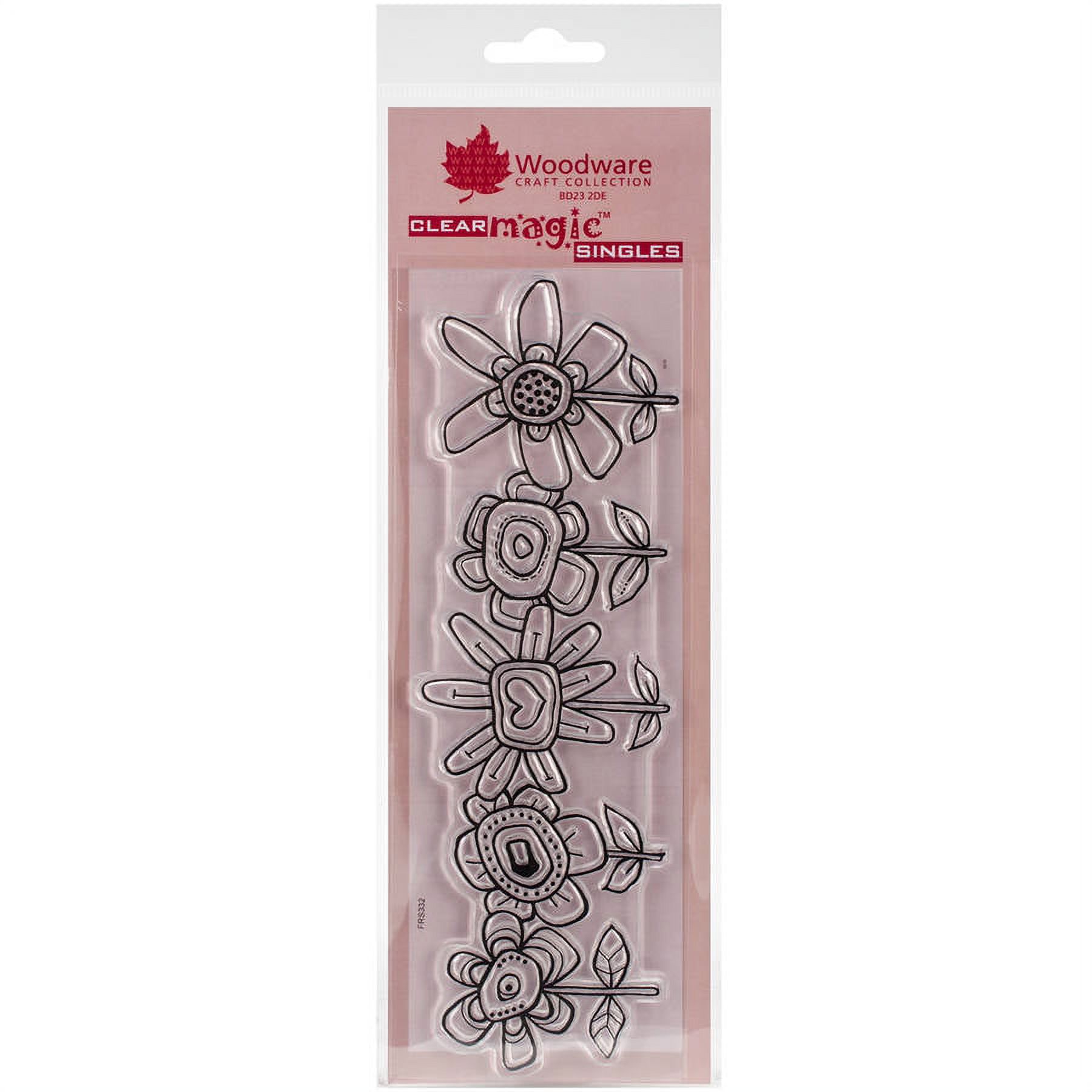 Woodware Clear Stamps, 8" x 3"