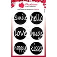 thumbnail image 1 of Woodware Craft Collection Woodware Clear Singles Circle Words 4 in x 6 in Stamp, 1 of 5