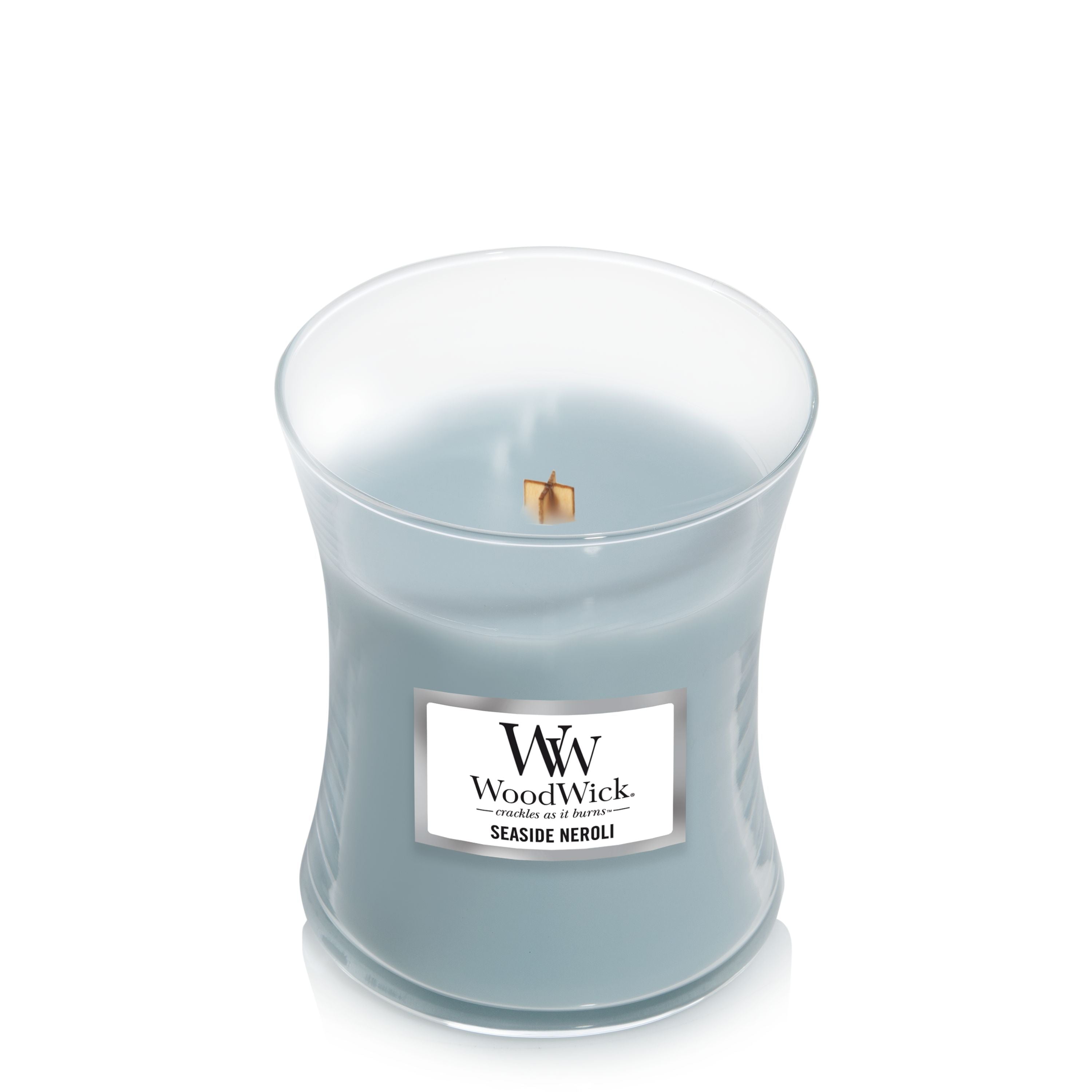 Woodwick Candles 1Pack Woodwick Hourglass Jar 9.7 ounce candle Seaside