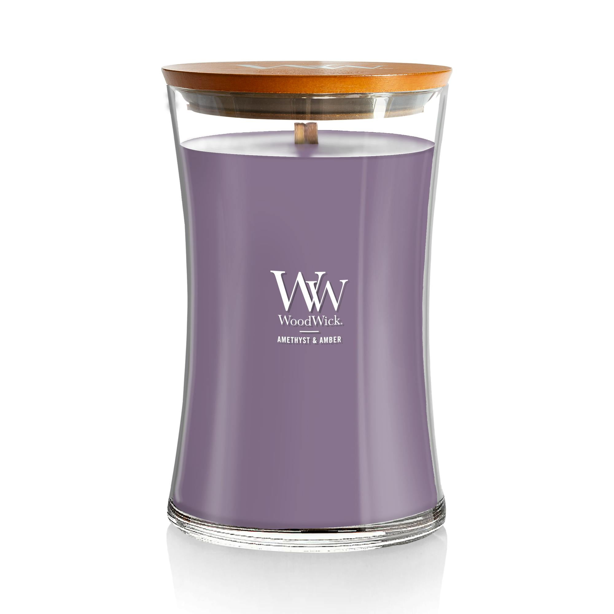 Amethyst & Amber Scented Soy Jar Candle, 21.5 oz