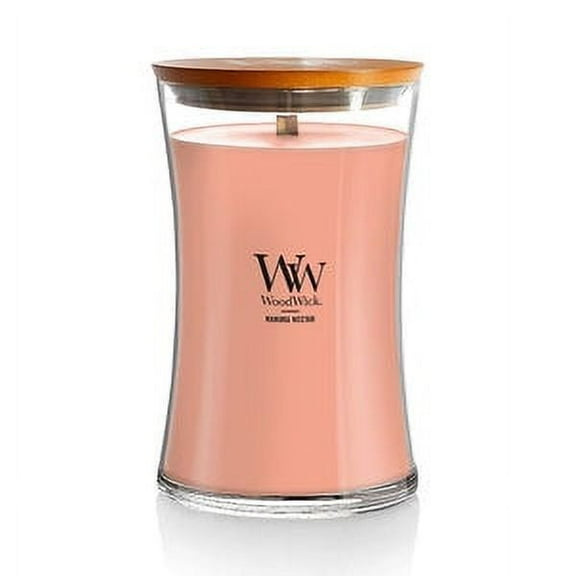Woodwick Large Hourglass Candle, Manuka Nectar, 21.5 oz