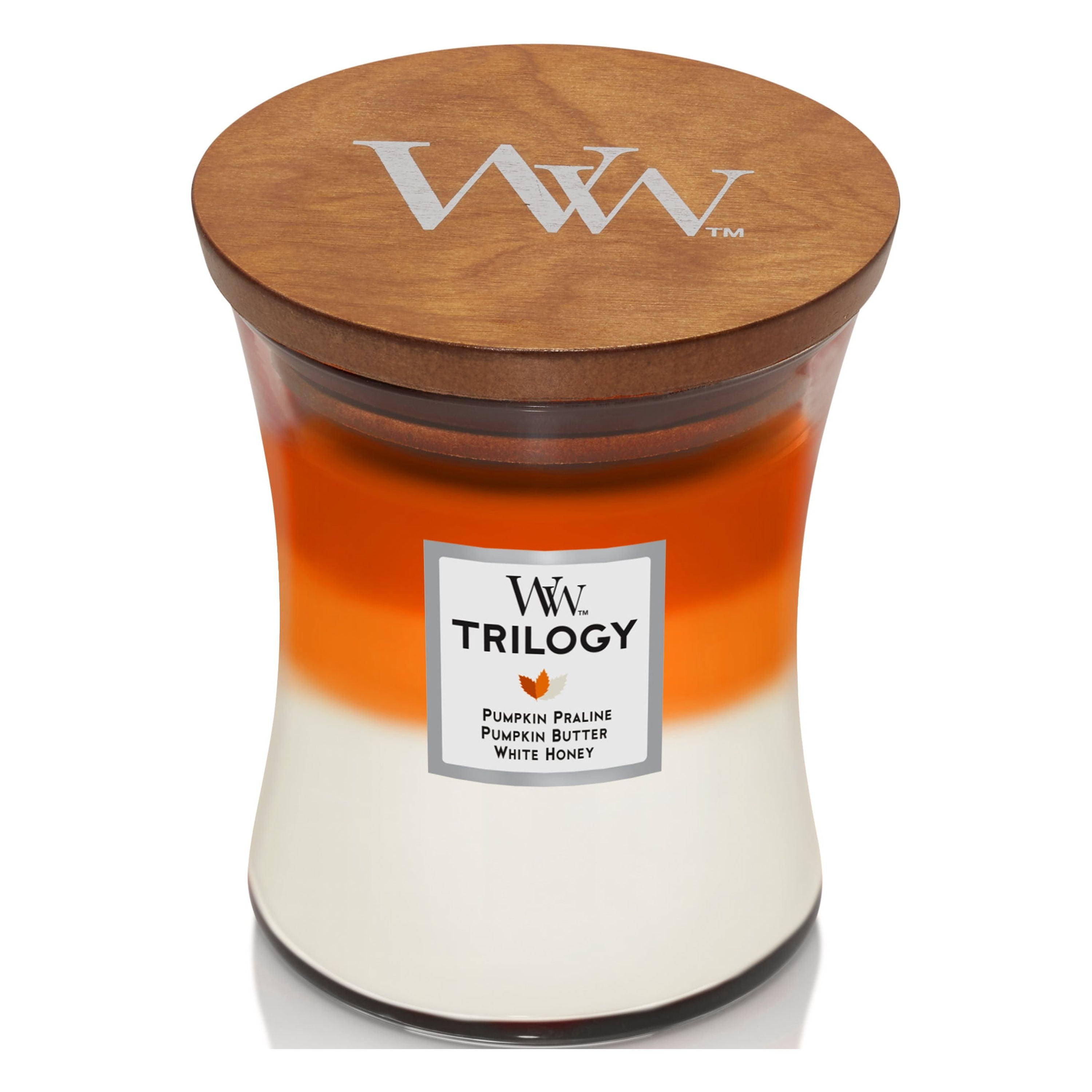 Woodwick Medium Jar Pumpkin Gourmand Trilogy
