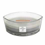 Woodwick Warm Woods Ellipse Trilogy Scented Candle, 16oz, 3 Pour, Multi