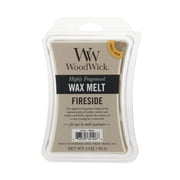 WoodWick Wax Melts, Fireside, 1-Pack of 6, 3 oz