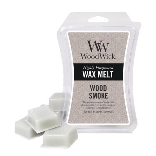 Woodwick Wax Melts, Wood Smoke, 1 Pack of 6, 3 oz
