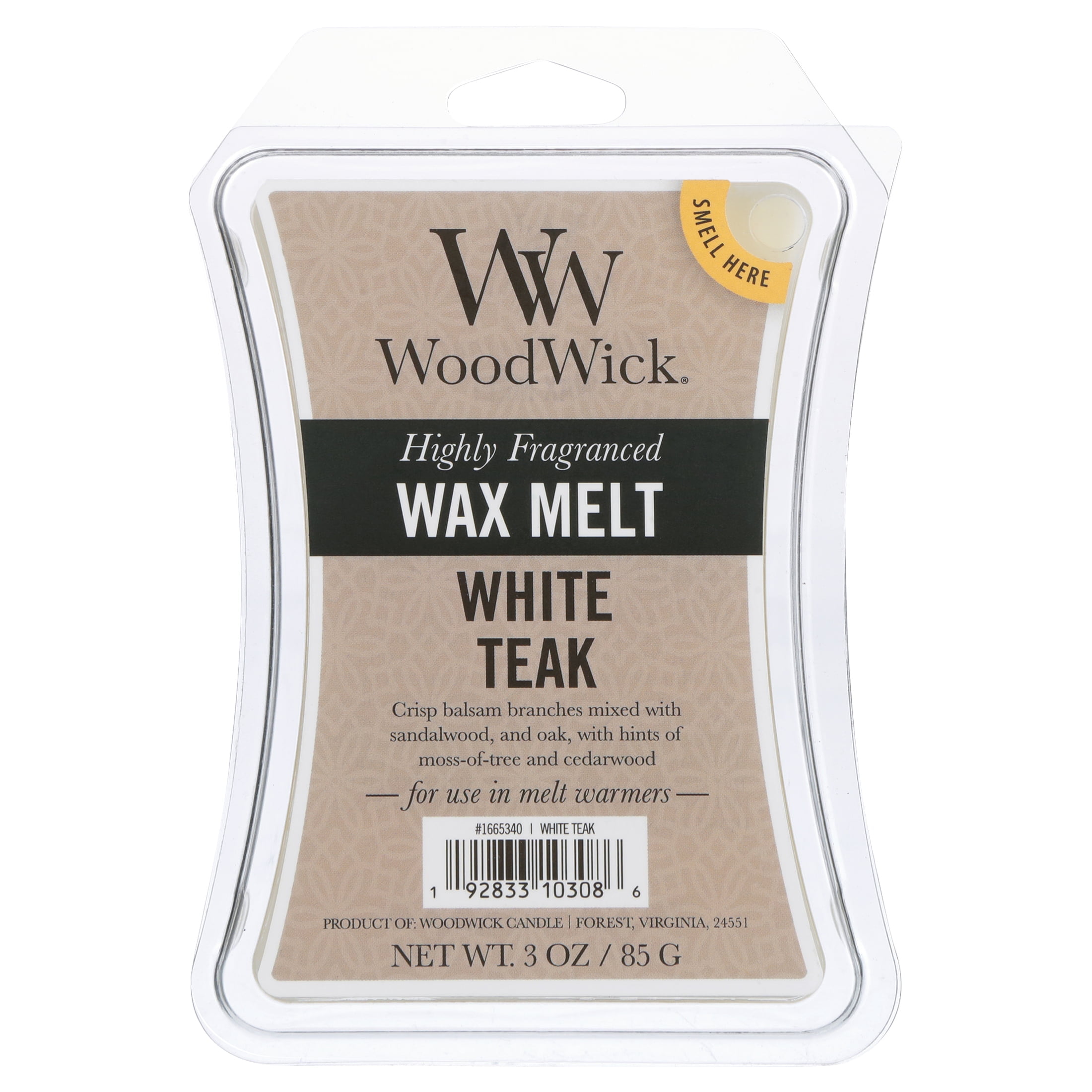 WoodWick Wax Melt Sea Salt & Cotton - Scented Wax
