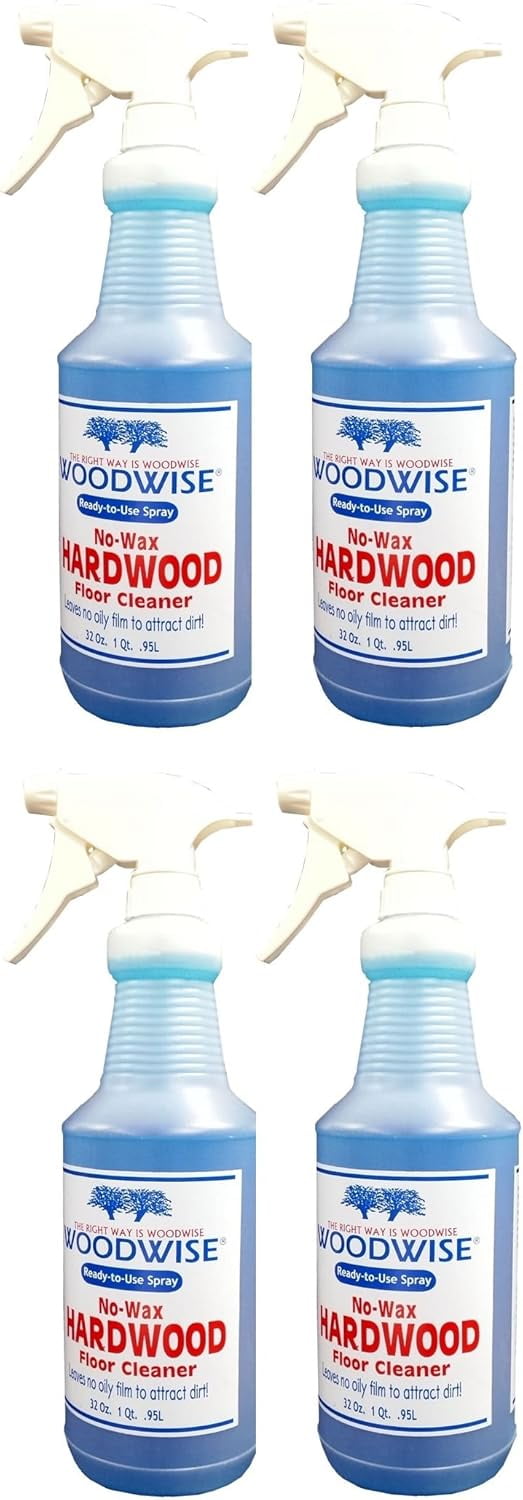Woodwise ReadytoUse No Wax Hardwood Floor Cleaner 32oz Spray Pack of