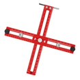 Woodwork Drill Locators Tool, Adjustable Positioning Ruler for