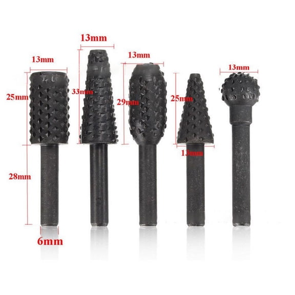 Woodwork Mace Drill Bit Grinding Tool Kit For Wood Metal Drilling Hole Tool Fangkenuo