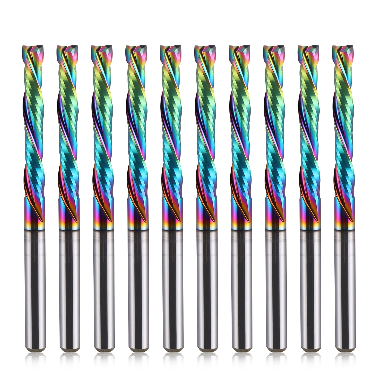 EsportsMJJ 8 stks 2-12 mm hardmetalen eindmolen 4 fluiten wolfraam