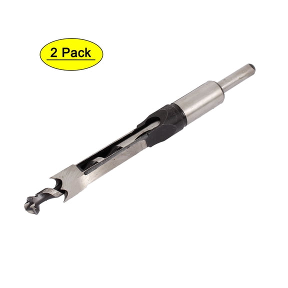 Woodworker 1/2" Square Hole Saw Drill Bits Woodworking Mortising Chisel Set 2Pcs