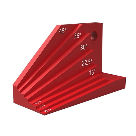Woodworker's Ruler Angle Ruler Multi-Functional 30 Degrees 45 Degrees Optional Angle Auxiliary Gauge