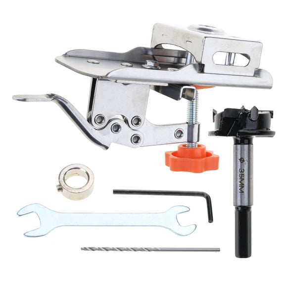 Woodworking 35mm Hinge Boring Tool Stainless Cabinets Hole Opening Positioning Hole Punching Aid