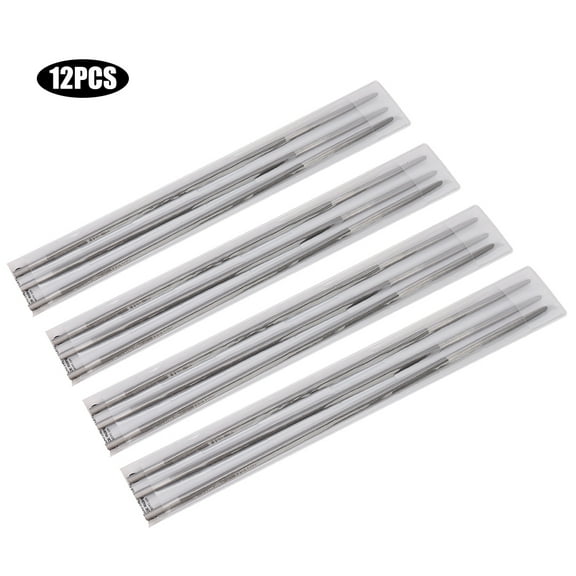 Woodworking 4mm/5/32in Chain Saw Sharpening Files Set (12 Pieces)
