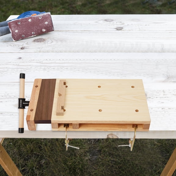 Woodworking Bench, Portable Wooden Workbench, Woodworking Bench with C-Type Clips