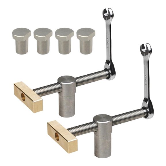 Woodworking Benching Dog Brake Insert Workbench Fast Fixed Clip Clamp Fixture Vise for 19/20mm Desktop Hole Tool