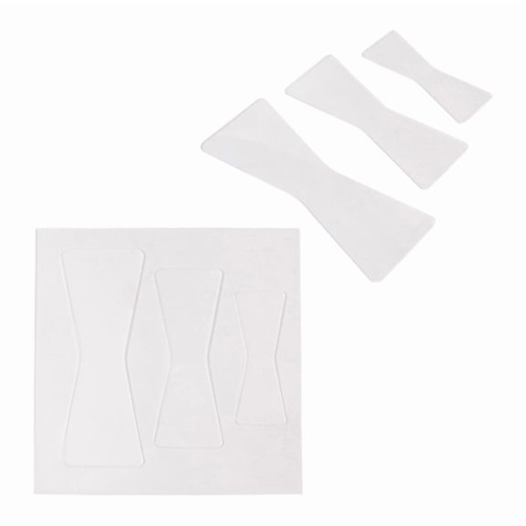 Woodworking Butterfly Router Template Set - Clear Acrylic Templates with Multiple Sizes for Precise Routing