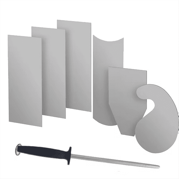 Woodworking Card Scraper Set Hardened Cabinet Scraper Card Scraping Rectangle Knife Smooth Wood Deburring Carpentry Tool