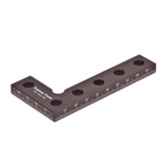 Woodworking Center Scriber 90 Degree Angle Ruler Aluminum Alloy Precision Square Edge Carpentry Marking Tool Measuring Aids For Woodworking