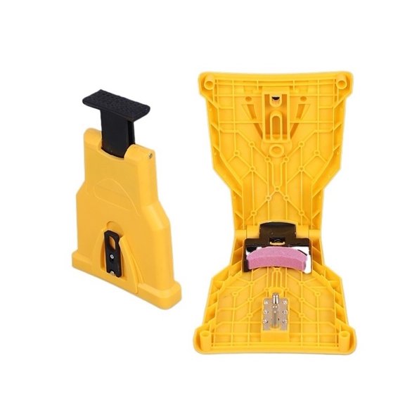 Woodworking Chain Grinder with Saw Sharpening Tool & 3 Precision Sharpening Stones for Chainsaw Maintenance