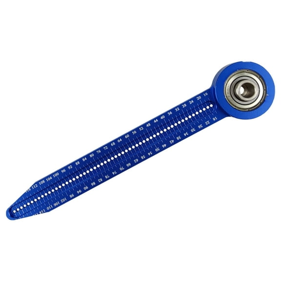 Woodworking Compass Scriber, Portable Aluminum Woodworking Compass Tool, Adjustable Drawing Ruler Circle Drawing Ruler