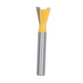 Woodworking Dovetail Router Bit 1/4in Shank Tungsten Steel Alloy Router