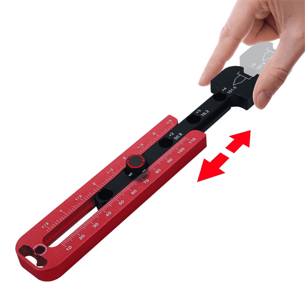 Woodworking Drawing Compass Circular Tool Circle Scriber - Metric/Inch ...