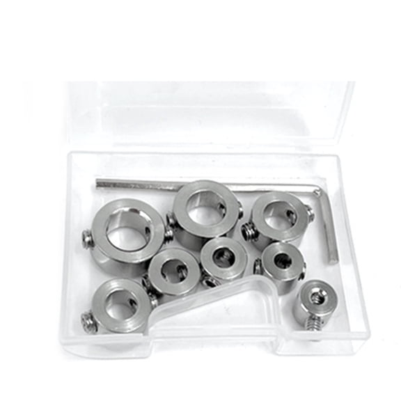 Woodworking Drill Bit 3-16mm Shaft Depth Stop Collars Positioner Drill for Drill With Hexagon Wrench Bit Tool