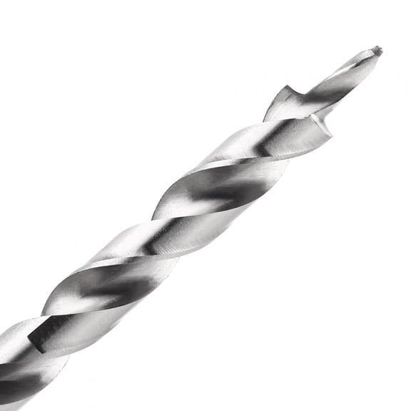Woodworking Drill Bit: 3/8" Round Shank, <span Style="background:red"></span> Spur Point  Depth Control