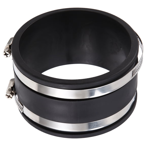 Woodworking Dust Collection: 4-Inch Flexible Cuff Coupler with Hose Clamps for Dust Collector